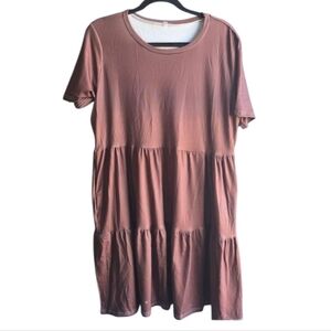 Womens Brown Casual FallDress Size Large NWOT